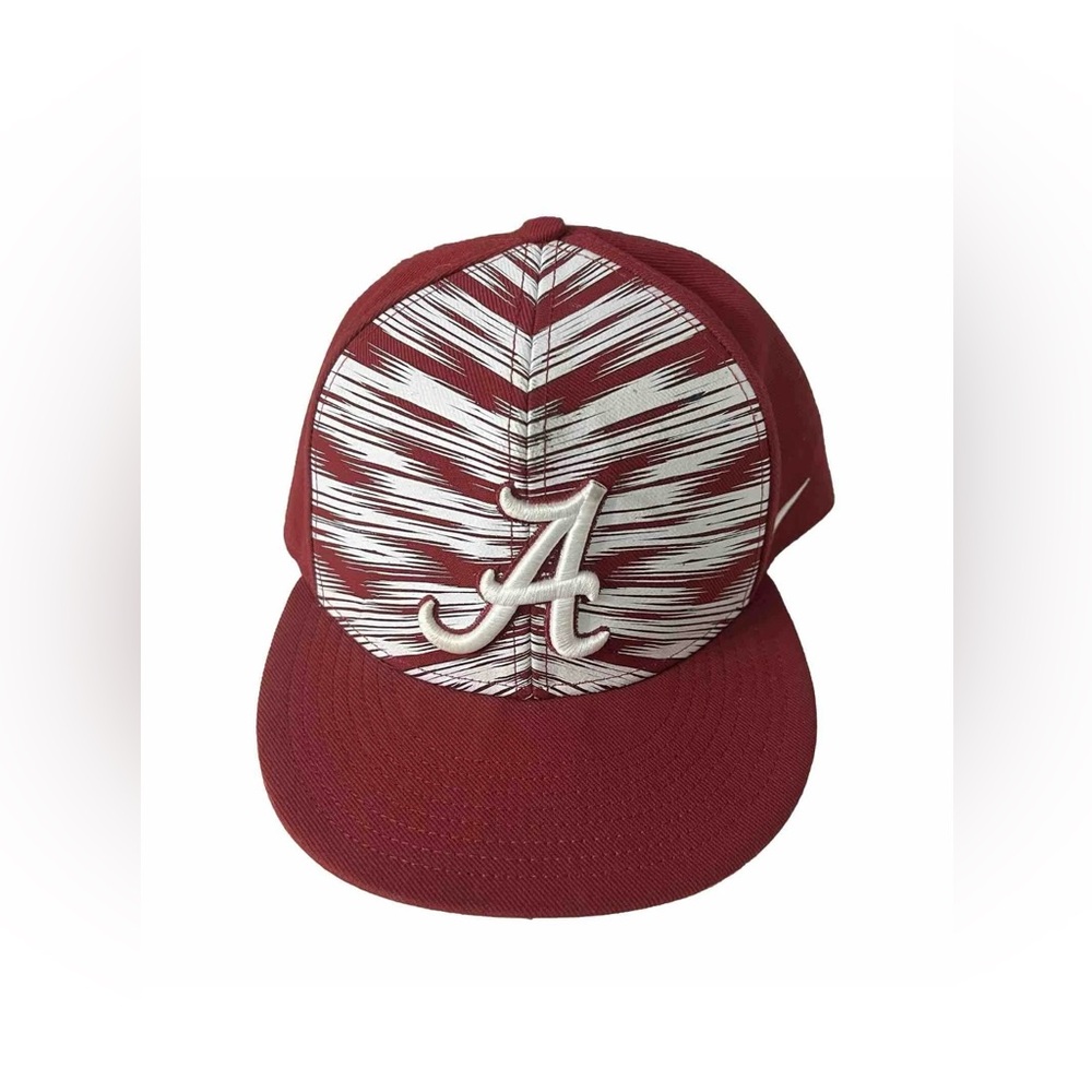Nike Alabama Crimson Tide Red White Strapback Bama Hat Cap NCAA SnapBack